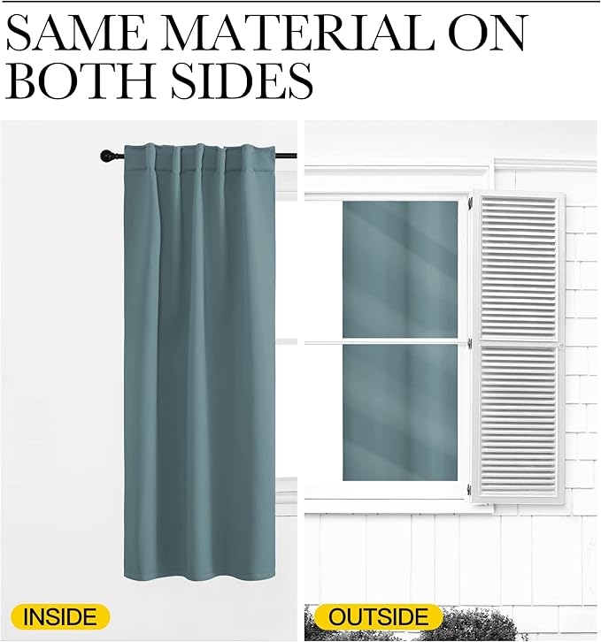 NICETOWN Blackout Curtain Blinds Window Panels - Image 6