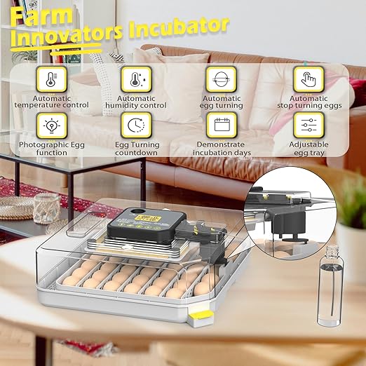 Incubators for Hatching Eggs 48 Egg Incubator - Image 3