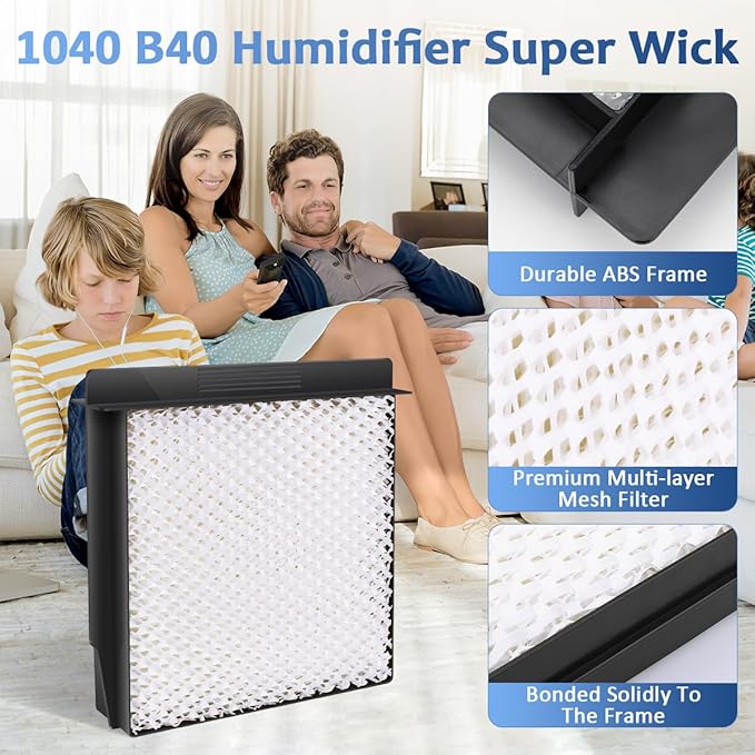 1040 Replacement Wick for B40 B40-C Humidifier Wick Filter, Replaces Models - Image 3