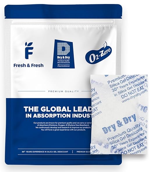 Dry & Dry 20 Gram Silica Gel Packets Desiccants, Silica Packets - Image 2