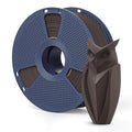 Real Wood Fiber PLA Filament 1.75mm Dark Brown Color, Natural Matte Texture by YOOPAI