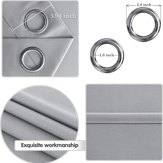 DWCN Total Privacy Room Divider Blackout Curtain - Image 4