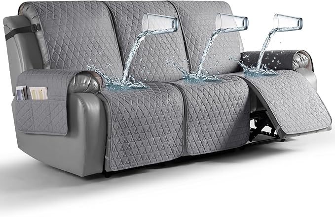 TAOCOCO 100% Waterproof Recliner Cover, Non-Slip Washable Reclining Couch Cover by TAOCOCO