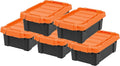 IRIS USA 3 Gallon Lockable Storage Bins by IRISUSA