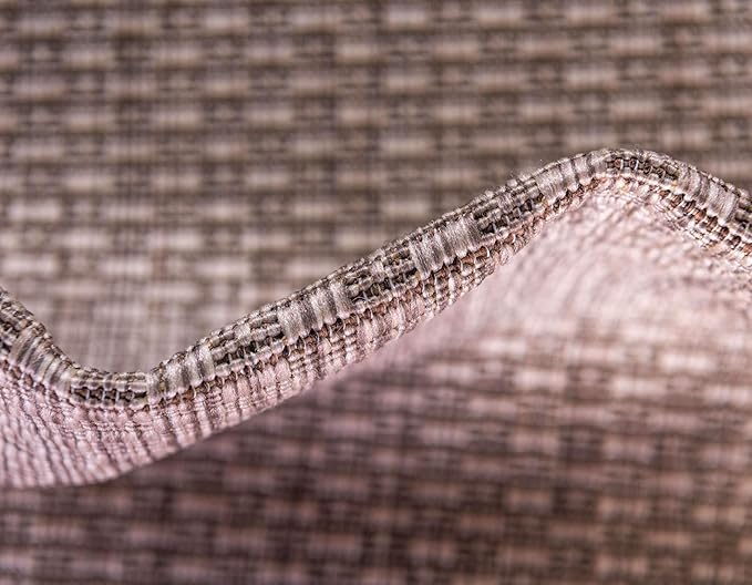 Unique Loom Collection Casual Transitional Solid Heathered Indoor/Outdoor - Image 7