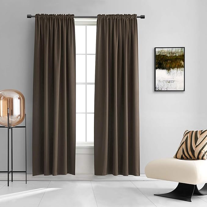 DONREN Insulated Curtains Blackout Draperies by DONREN