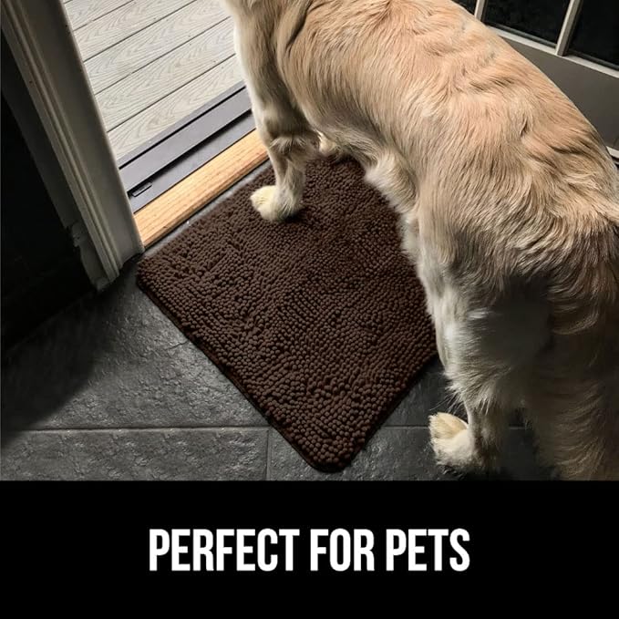 GORILLA GRIP SOAKSTOPPER Dog Door Mat, 36x24 Machine Washable Rug Absorbent - Image 7