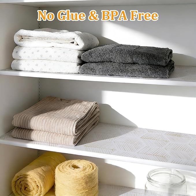 Drawer and Shelf Liner for Kitchen Cabinet, Tool Box Hexagon Waterproof Non - Image 7