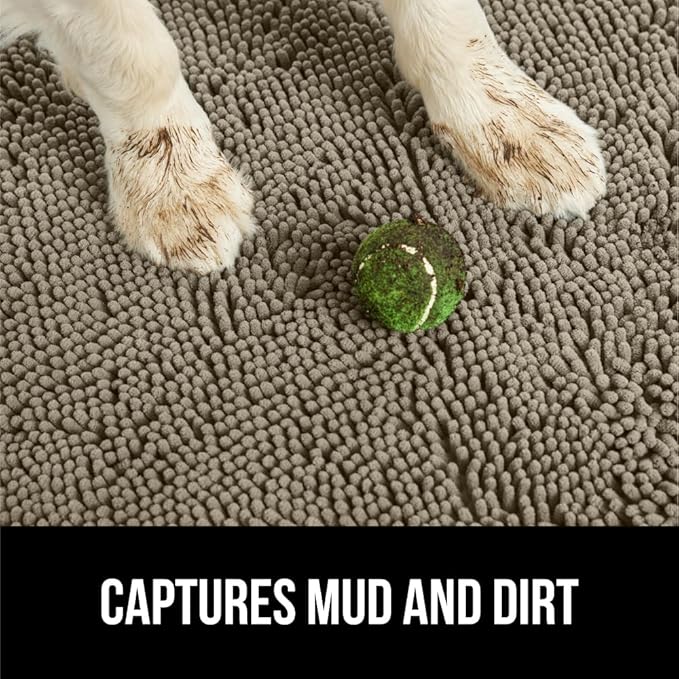 GORILLA GRIP SOAKSTOPPER Dog Door Mat, Machine Washable Rug Absorbent Doormat - Image 3