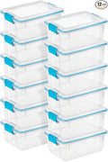 Sterilite 12-Pack Gasket Box, Weather-Resistant Storage Bins by Sterilite