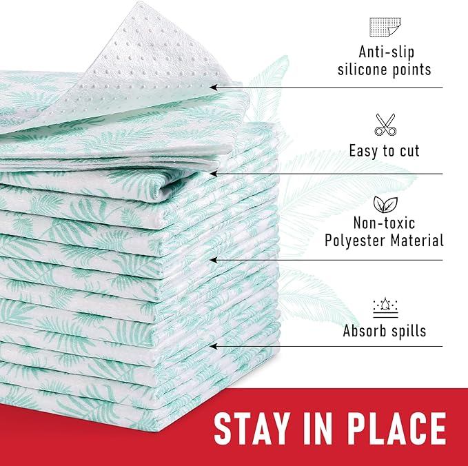 Cooyes Absorbent Refrigerator Liners, Non Slip Shelf Liner - Image 6