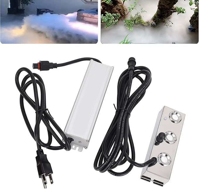 Garosa Ultrasonic Mist Maker, 3 Head Stainless Steel Fogger IP67 Water Proof - Image 5
