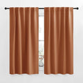 NICETOWN Halloween Bunk Bed Insulated Room Darkening Curtains, Burnt Orange by NICETOWN
