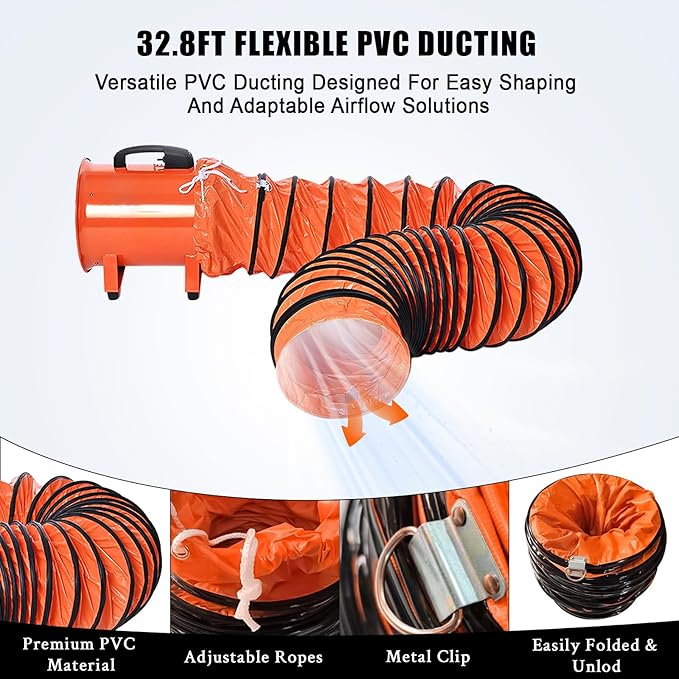 16 in Two Speed Utility Blower Exhaust Fan - Image 5