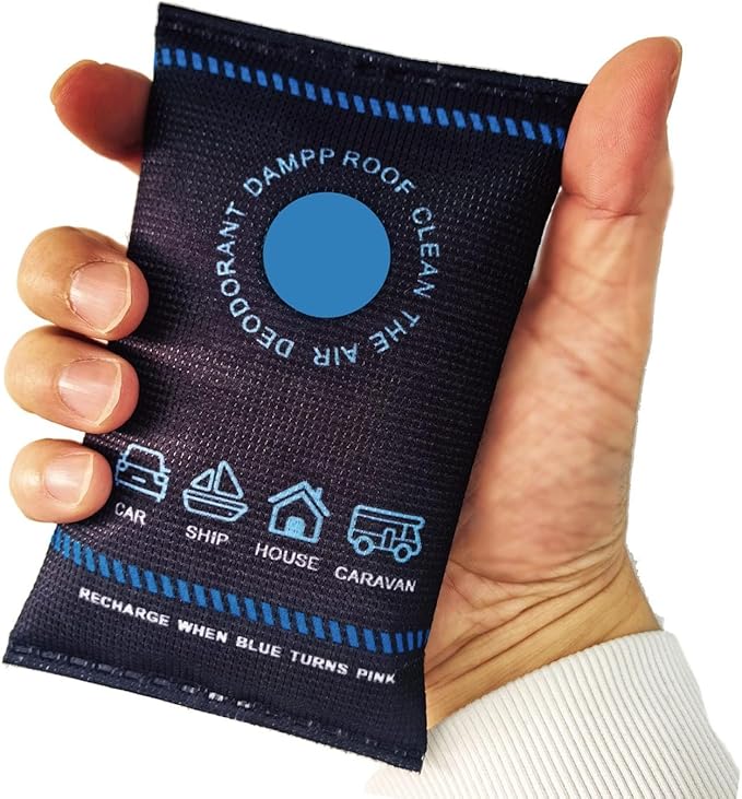 Reusable Dehumidifier Bags, Silica Gel Moisture Absorber, Microwave Rechargeable - Image 2