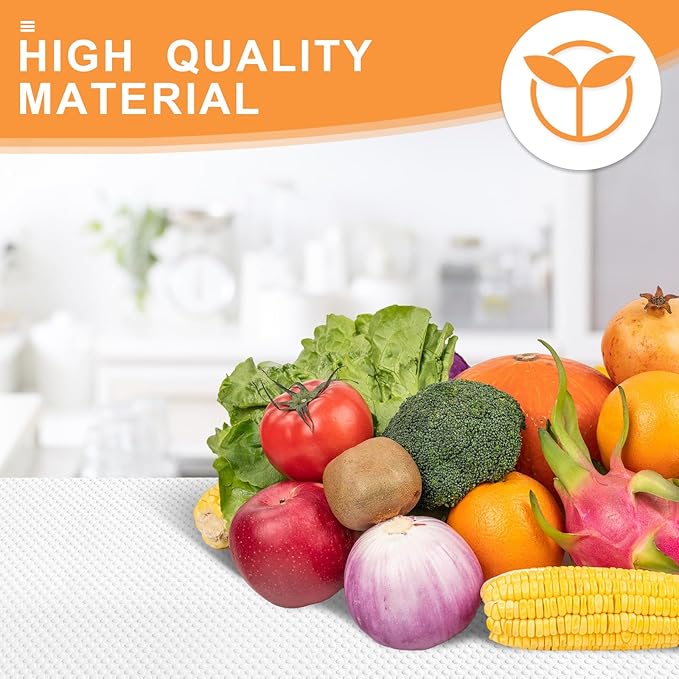 FLPMIX White Shelf Liner for Kitchen Cabinets 15 inch Wide - Image 4