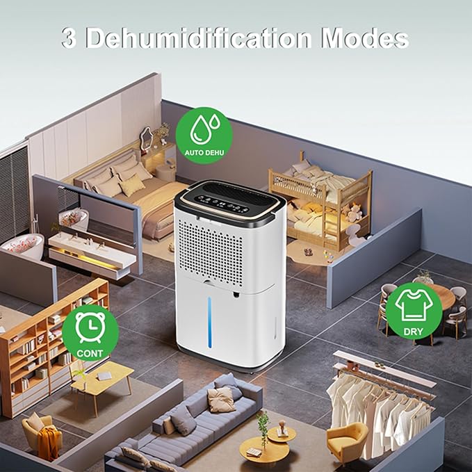 55 Pint Portable Dehumidifier - Image 6