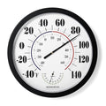 Indoor Outdoor Thermometer Wall Large Numbers Thermometer No Battery 10" by LUBYBG