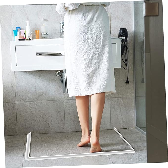 1pc Self-adhesive Shower Room Baffle Strip Bathroom Retaining Strip - Image 4