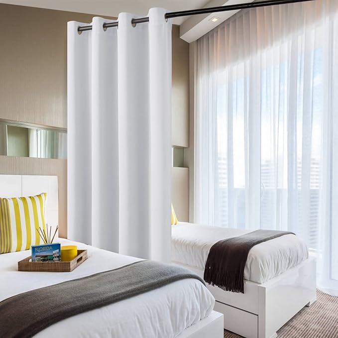 DWCN Total Privacy Room Divider Blackout Curtain - Image 2
