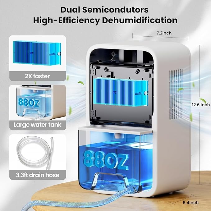Dehumidifier for Home Small Dehumidifier - Image 7