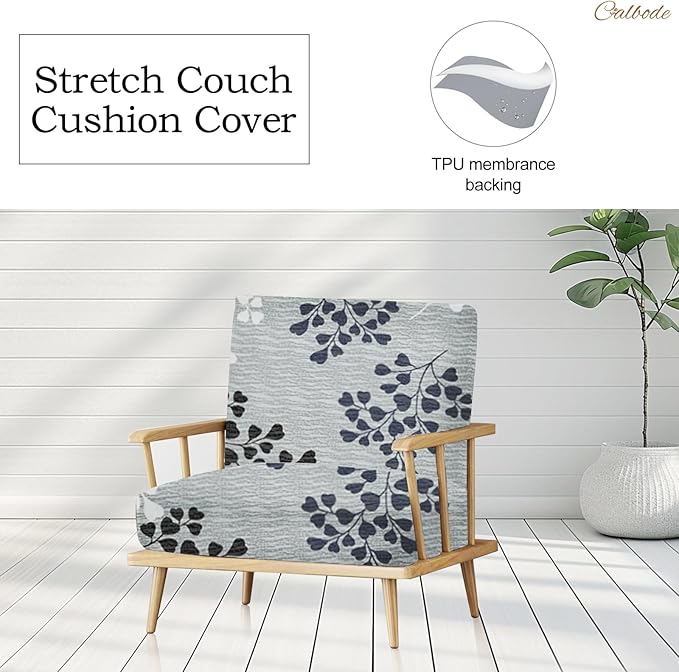 12Pcs Outdoor Stretch Cushion Covers, Waterproof Outdoor Chair Floral Cushion - Image 4