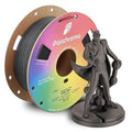 Panchroma PLA Dark Grey 3D Printer Filament, 1kg Spool, High Speed Printing by Polymaker