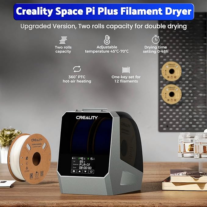 Creality Official Space Pi Filament Dryer Plus, 3D Printer Filament Dryer Box - Image 2