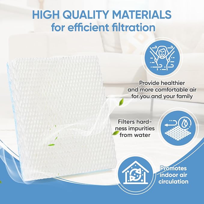 HFT600 6 Pack Humidifier Wicking Filter T Replcement Compatible - Image 6