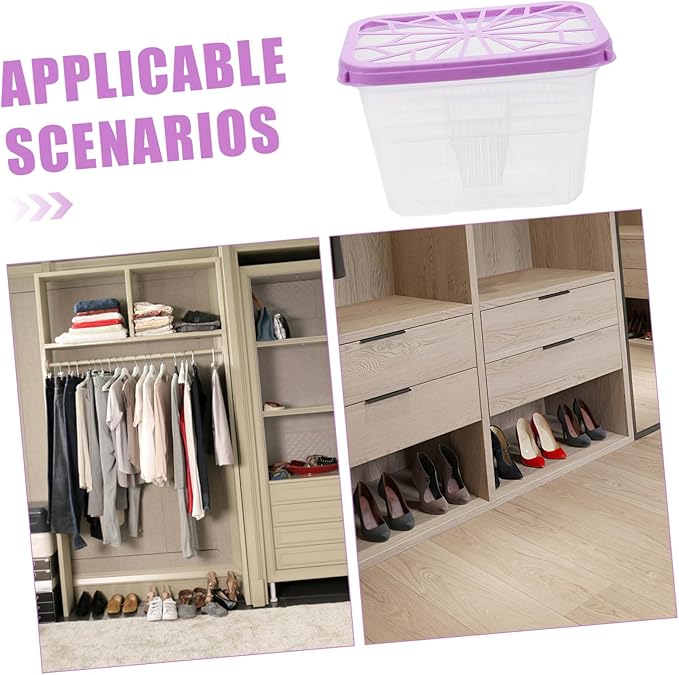 DOITOOL 4pcs Plastic Moisture Absorber Box Refillable Sturdy - Image 3