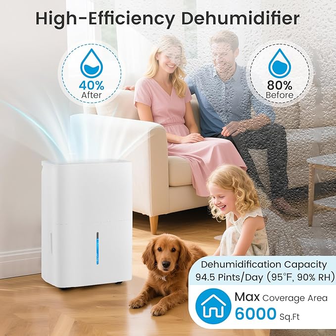 DORTALA 94.5 Pints Dehumidifier - Image 3