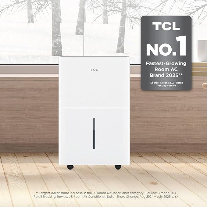 TCL 4500 Sq. Ft. Smart Dehumidifier - Image 2