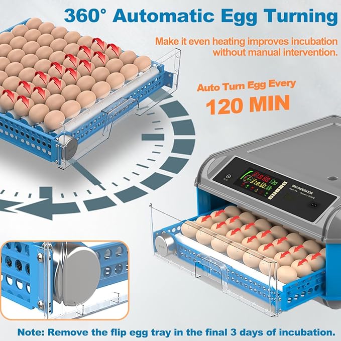 Upgraded Egg Incubator for Hatching Eggs - Image 3