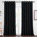 NICETOWN Black Out Living Room Curtain 118 inches Long, Grommet Thermal by NICETOWN