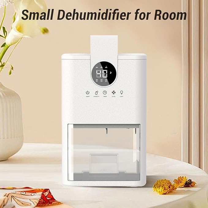 Small Dehumidifier, 1L Water Tank Portable Dehumidifier - Image 7