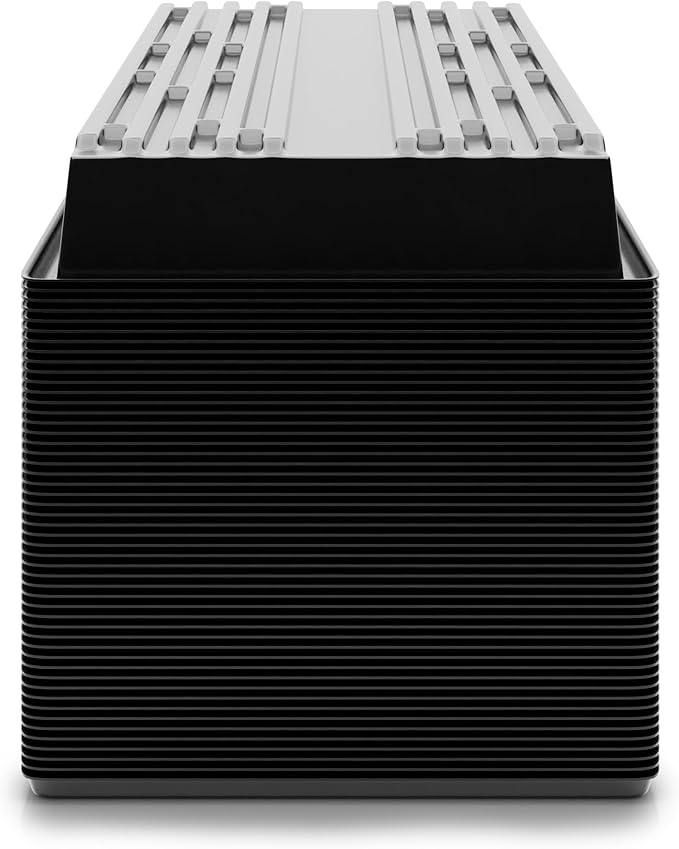 10x20 Inch Black Plastic 50 Pack Plant Propagation Tray – Growing Trays - Image 9