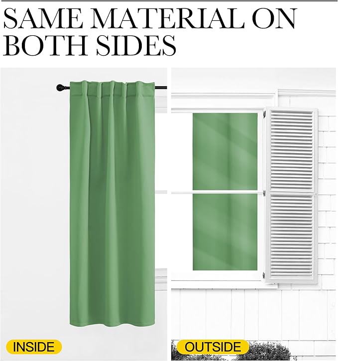 NICETOWN Blackout Curtain Panels Window Draperies - Image 6