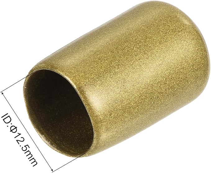 uxcell 20pcs Rubber End Caps 12.5mm ID Vinyl Round Tube Bolt Cap Cover Thread - Image 3