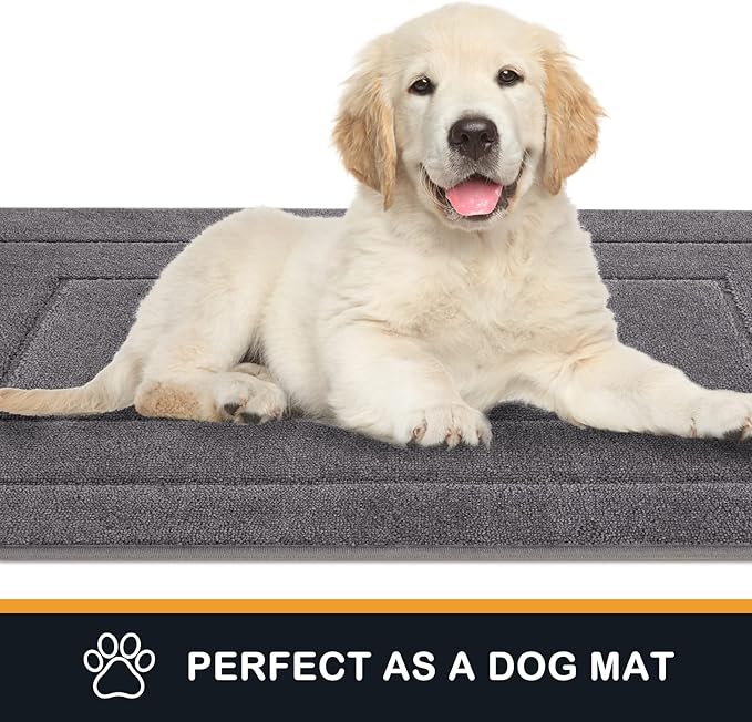 PURRUGS Dirt Trapping Door Mat 32" x 47", Non-Slip/Skid Machine Washable - Image 4