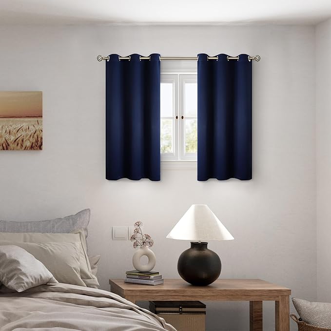 BGment Short 100% Blackout Curtains - Image 2