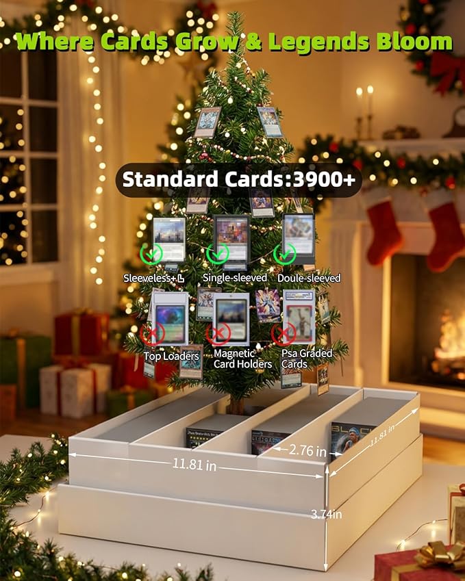 Standard Card Storage Box with Baffle and Trading Card Dividers, Trading Card - Image 6