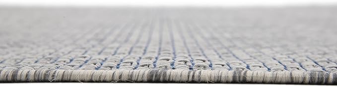 Unique Loom Collection Casual Transitional Solid Heathered Indoor/Outdoor - Image 9