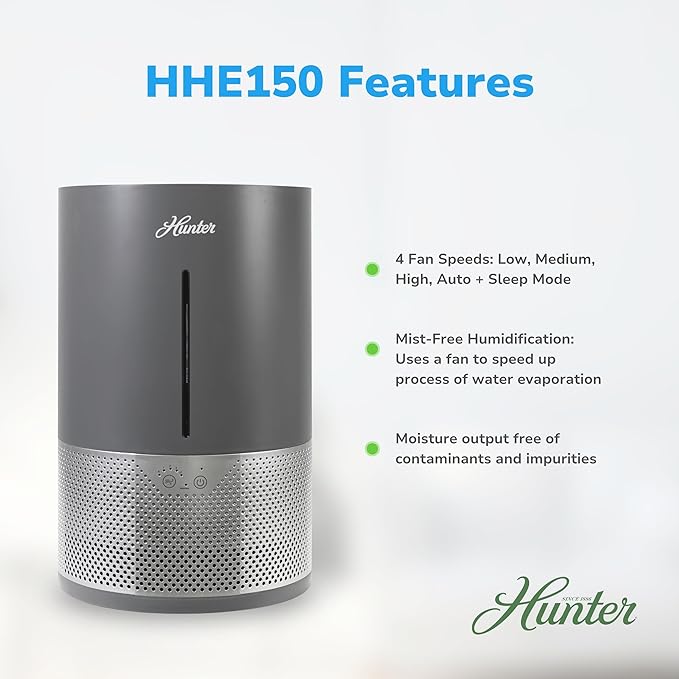 HHE150 Hunter Aspire 4.8L Evaporative Humidifier - Image 3