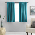 DONREN 54 Inch Curtains Blackout Thermal Insulated Rod Pocket Curtain Panels by DONREN