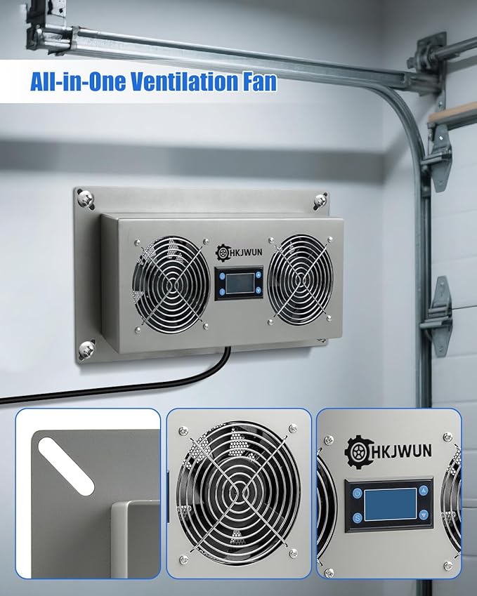 220 CFM Airflow Crawl Space Ventilation Fan - Image 2