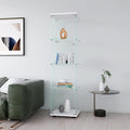 Yoluckea 4 Shelves Glass Display Cabinet by Yoluckea