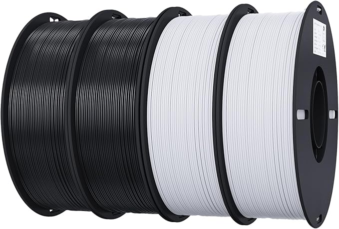 Creality 3D Printer Filament Bundle 4KG, 4 Pack 1kg Spool 1.75mm PLA Filament by CREALITYFALCONLASERENGRAVER