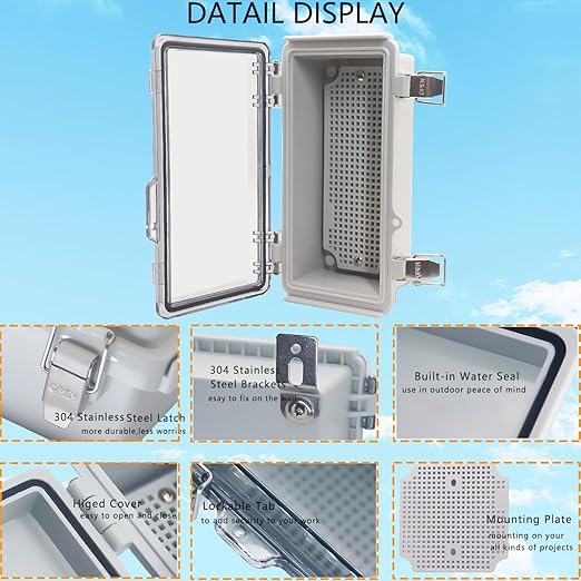 Waterproof Junction Box, ABS Plastic Electrical Box - Image 3
