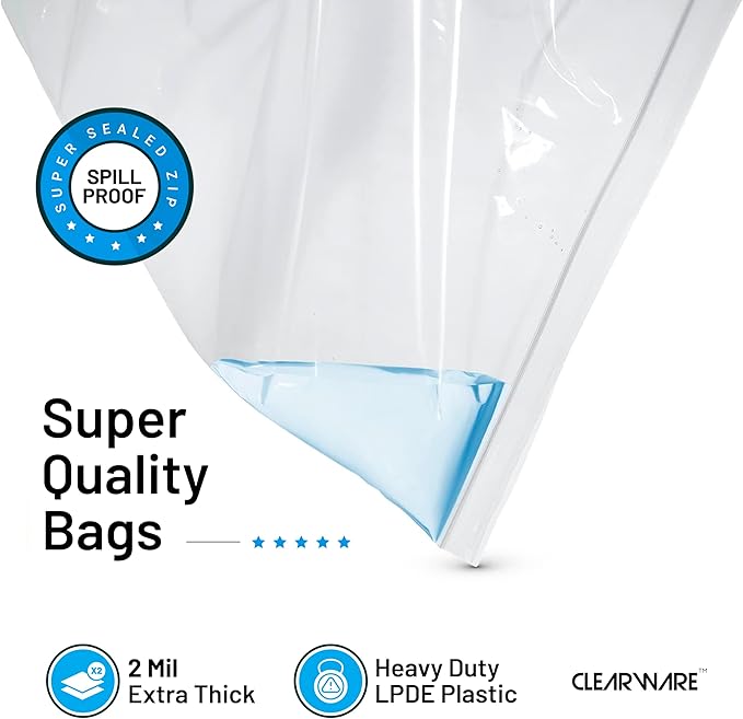 4 Count - Large Storage Bags - Image 3