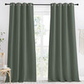 NICETOWN Blackout Curtain 118 inch Long, W55 x L118, 1 Panel, Dark Mallard by NICETOWN